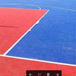 synthetic basketball court
