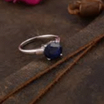 blue sapphire ring