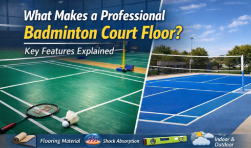 badminton court flooring