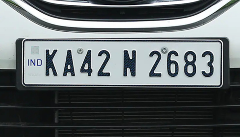 book hsrp number plate